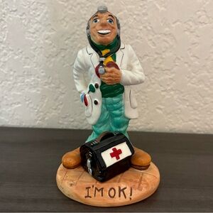 Dave Grossman Designs Vintage "I'm OK!" Doctor Figurine